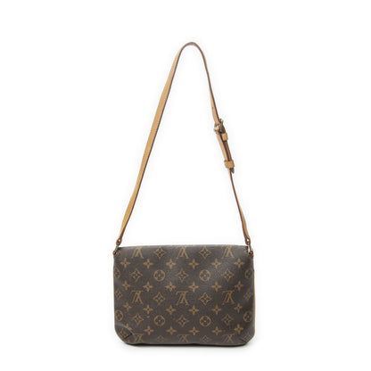 Louis Vuitton Musette Tango Brown Monogram Canvas Crossbody — view 5