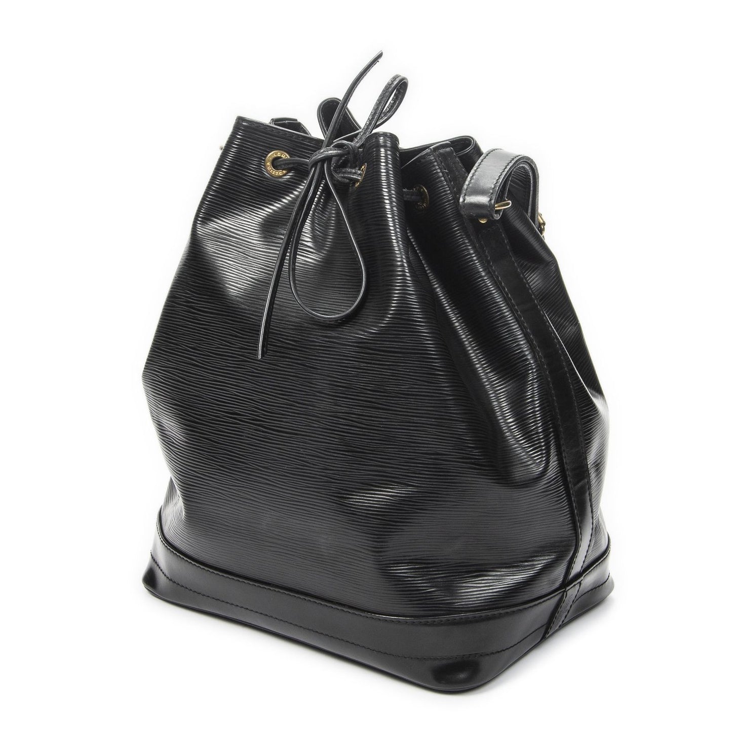 Louis Vuitton Noe Black Epi Bucket Bag — view 2