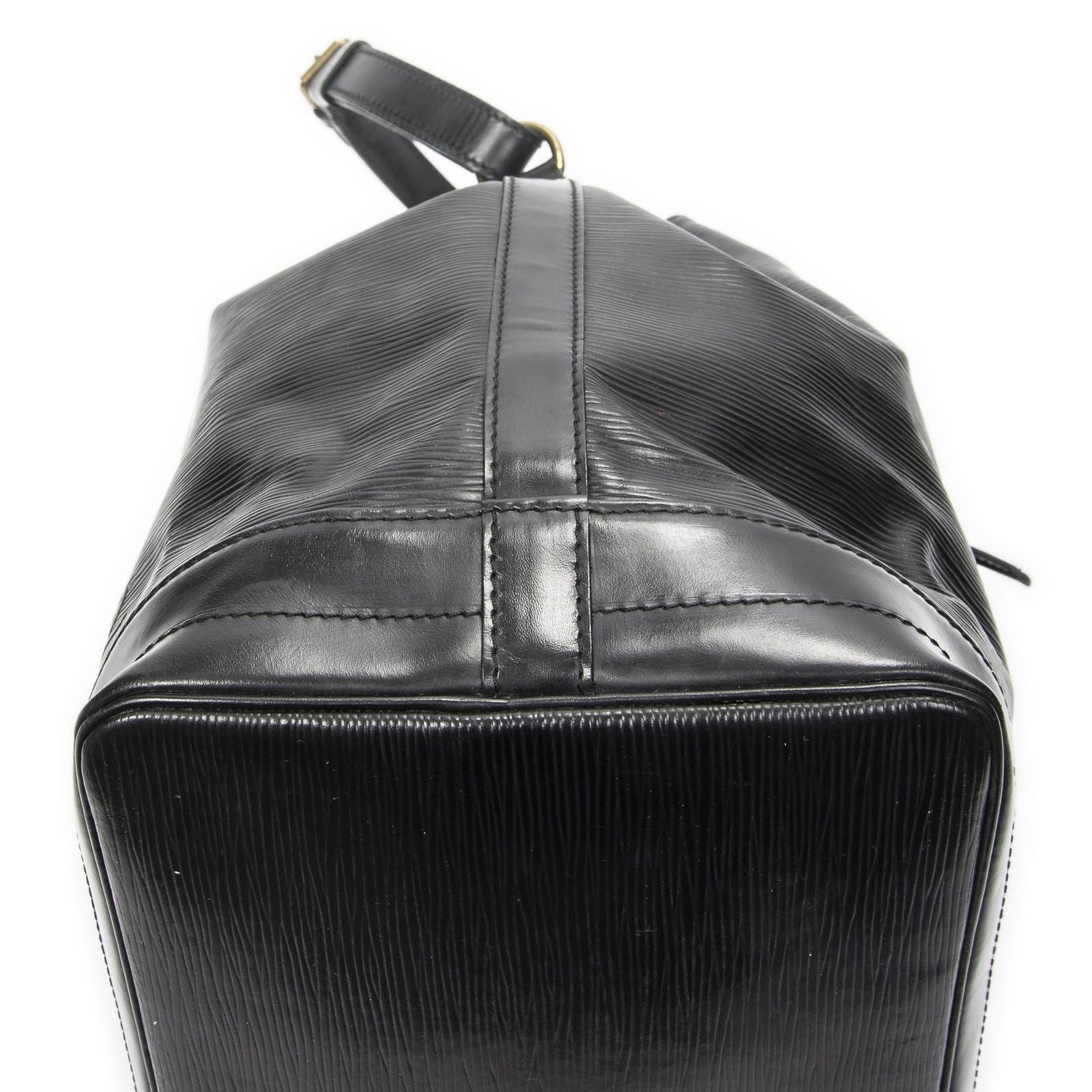 Louis Vuitton Noe Black Epi Bucket Bag — view 7