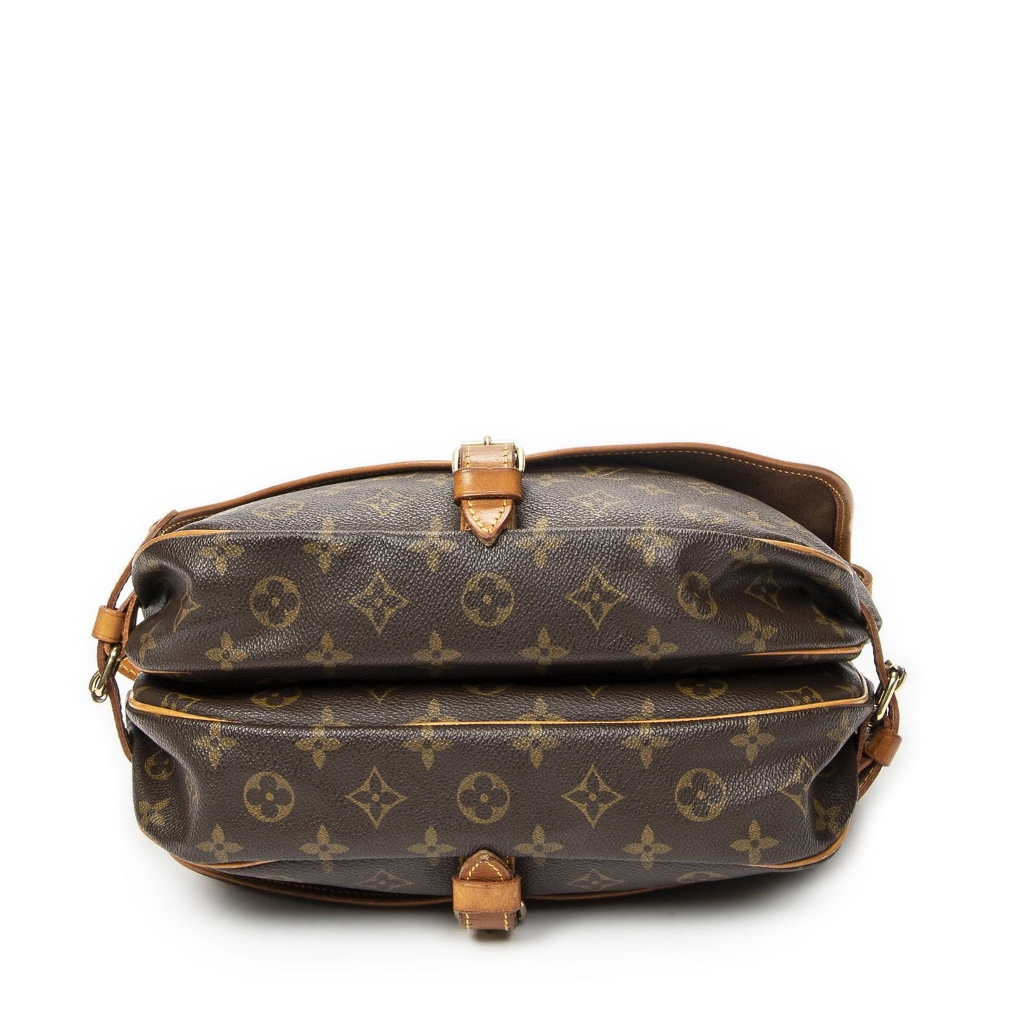 Louis Vuitton Saumur Brown Monogram Canvas Crossbody — view 6