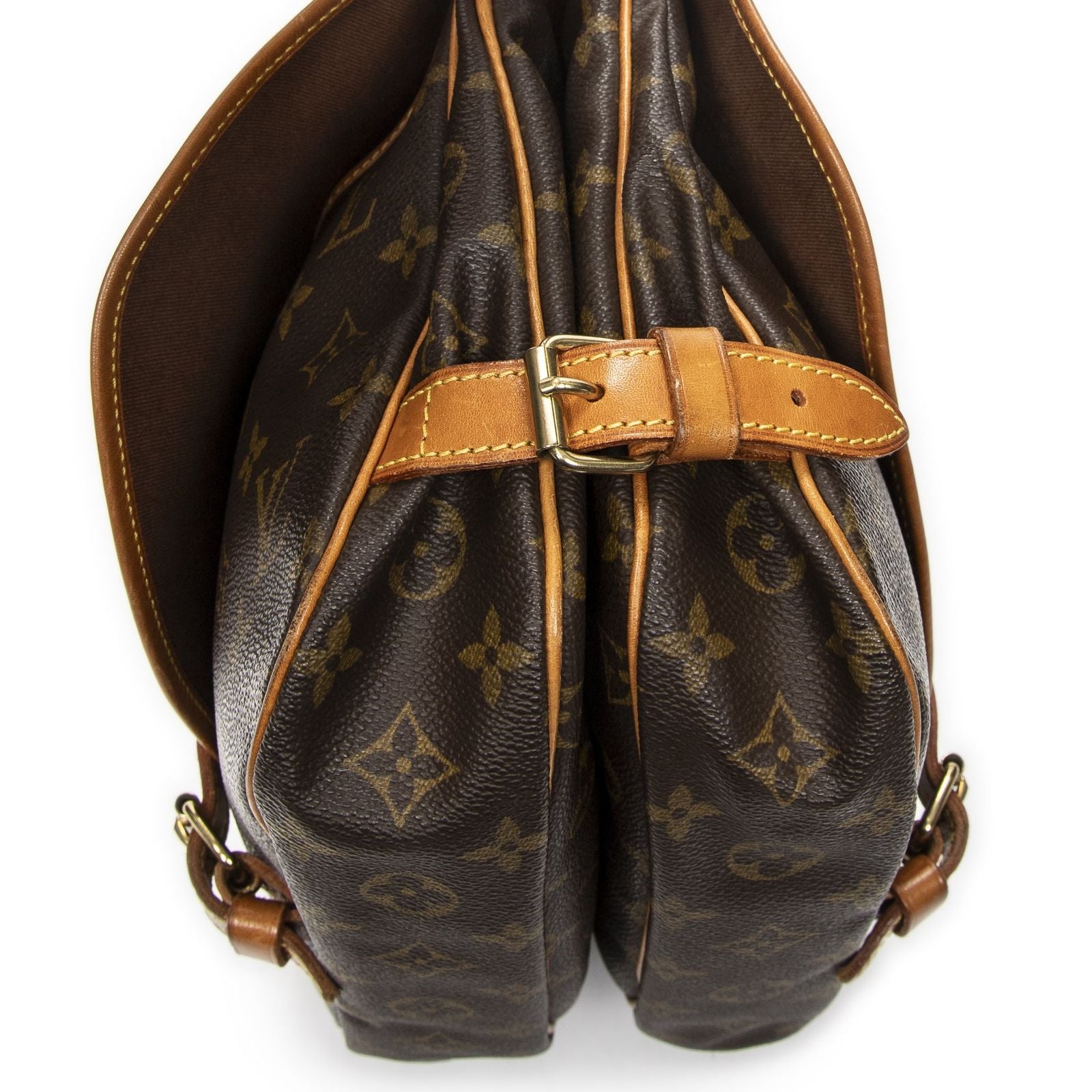 Louis Vuitton Saumur Brown Monogram Canvas Crossbody — view 7