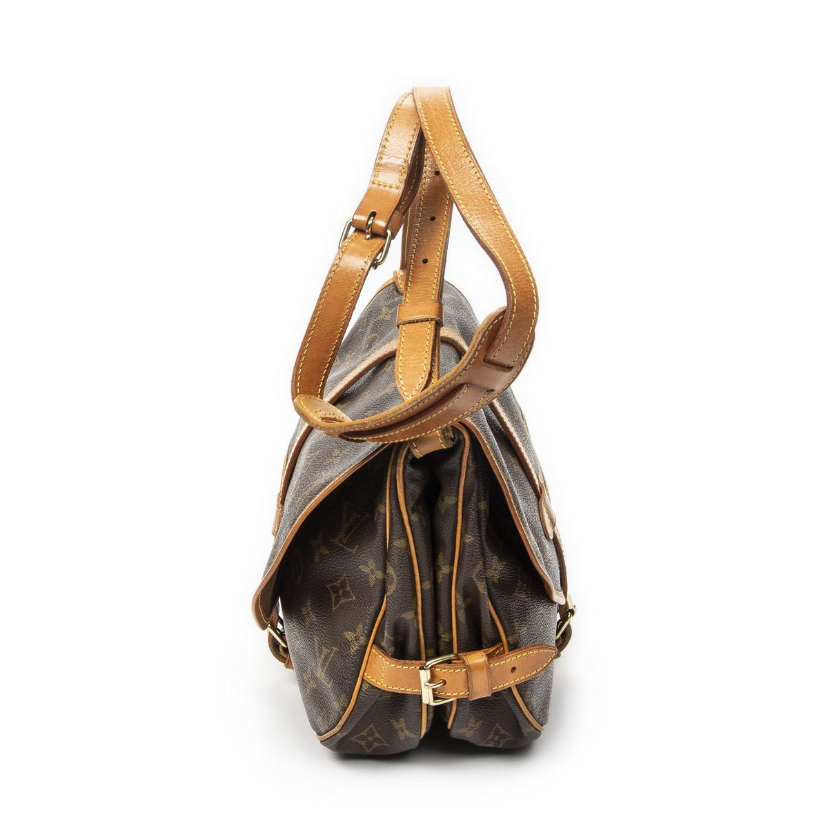 Louis Vuitton Saumur Brown Monogram Canvas Crossbody — view 4