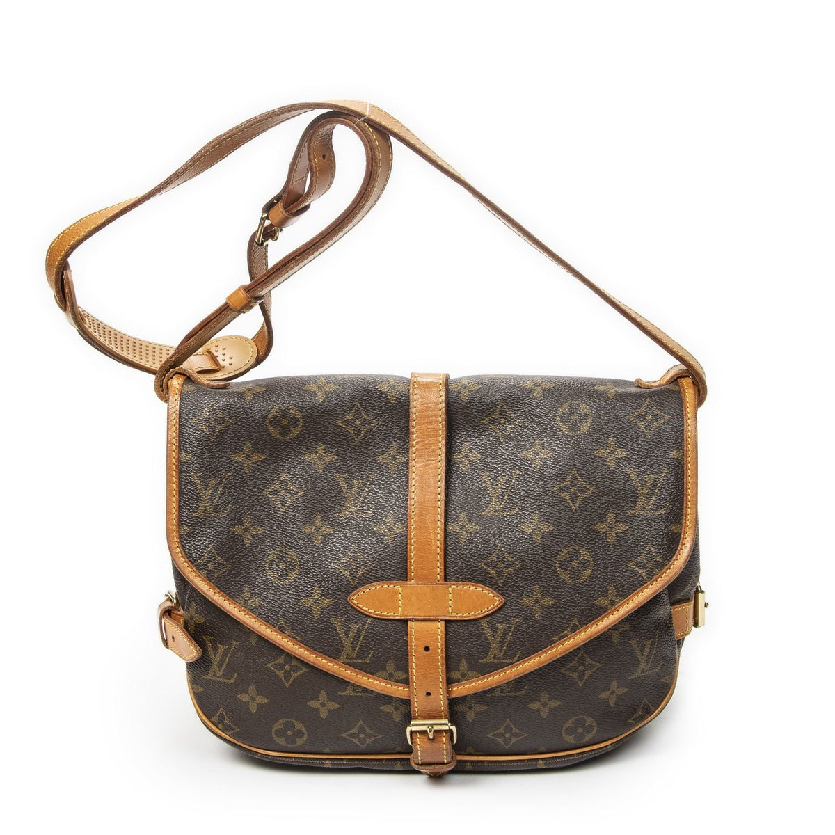 Louis Vuitton Saumur Brown Monogram Canvas Crossbody