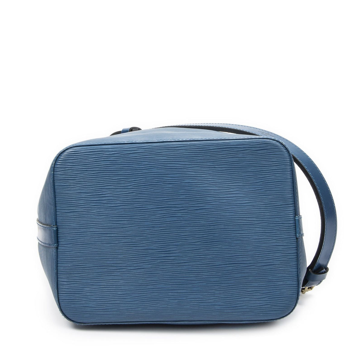 Louis Vuitton Noe Blue Epi Bucket Bag — view 6