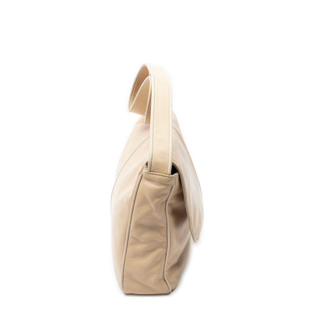 Loewe Flap Shoulder Bag Beige Calfskin Leather — view 4
