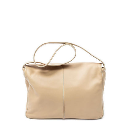 Loewe Flap Shoulder Bag Beige Calfskin Leather — view 5