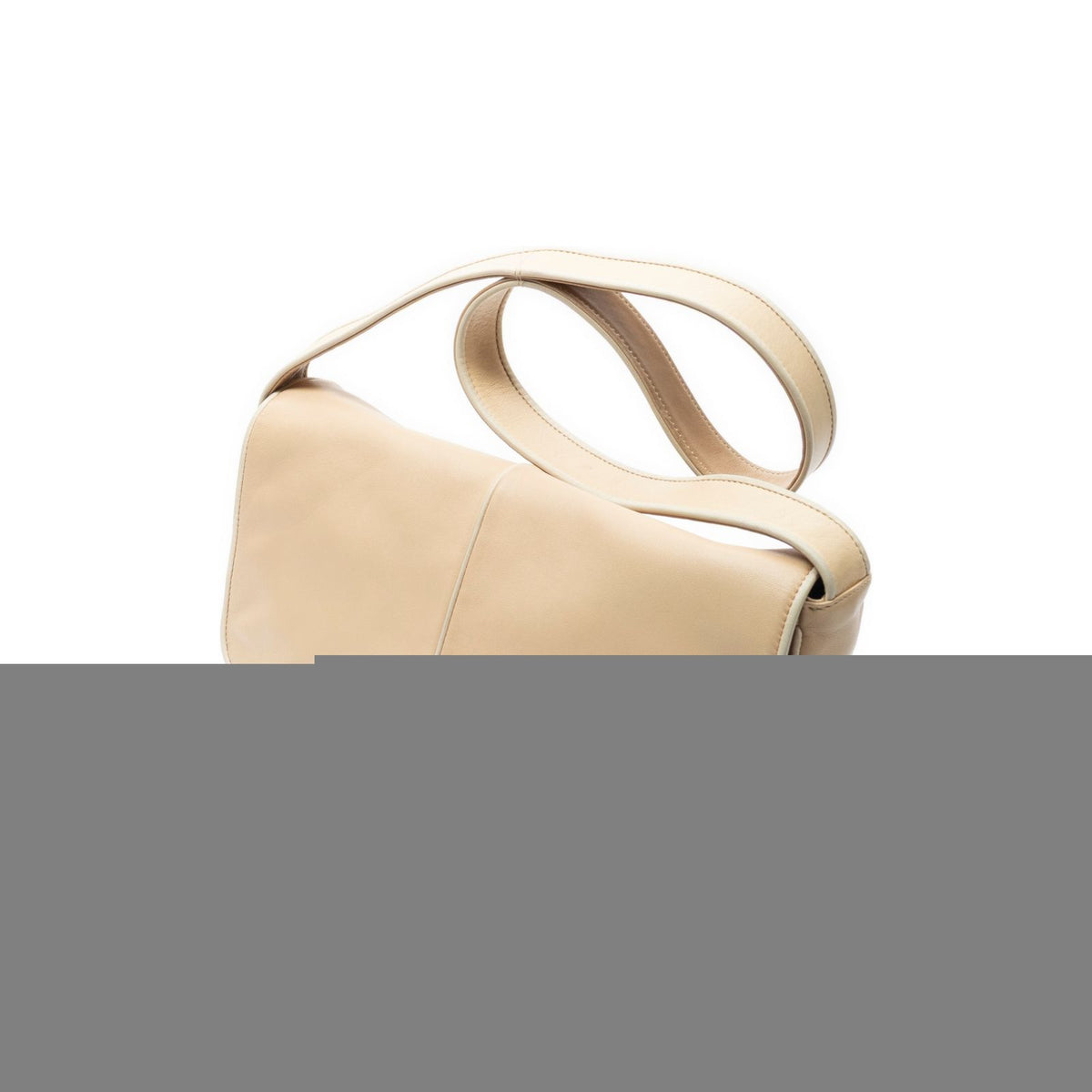 Loewe Flap Shoulder Bag Beige Calfskin Leather — view 2