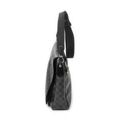 Louis Vuitton Daniel Black Gray Damier Graphite Shoulder Bag — view 3
