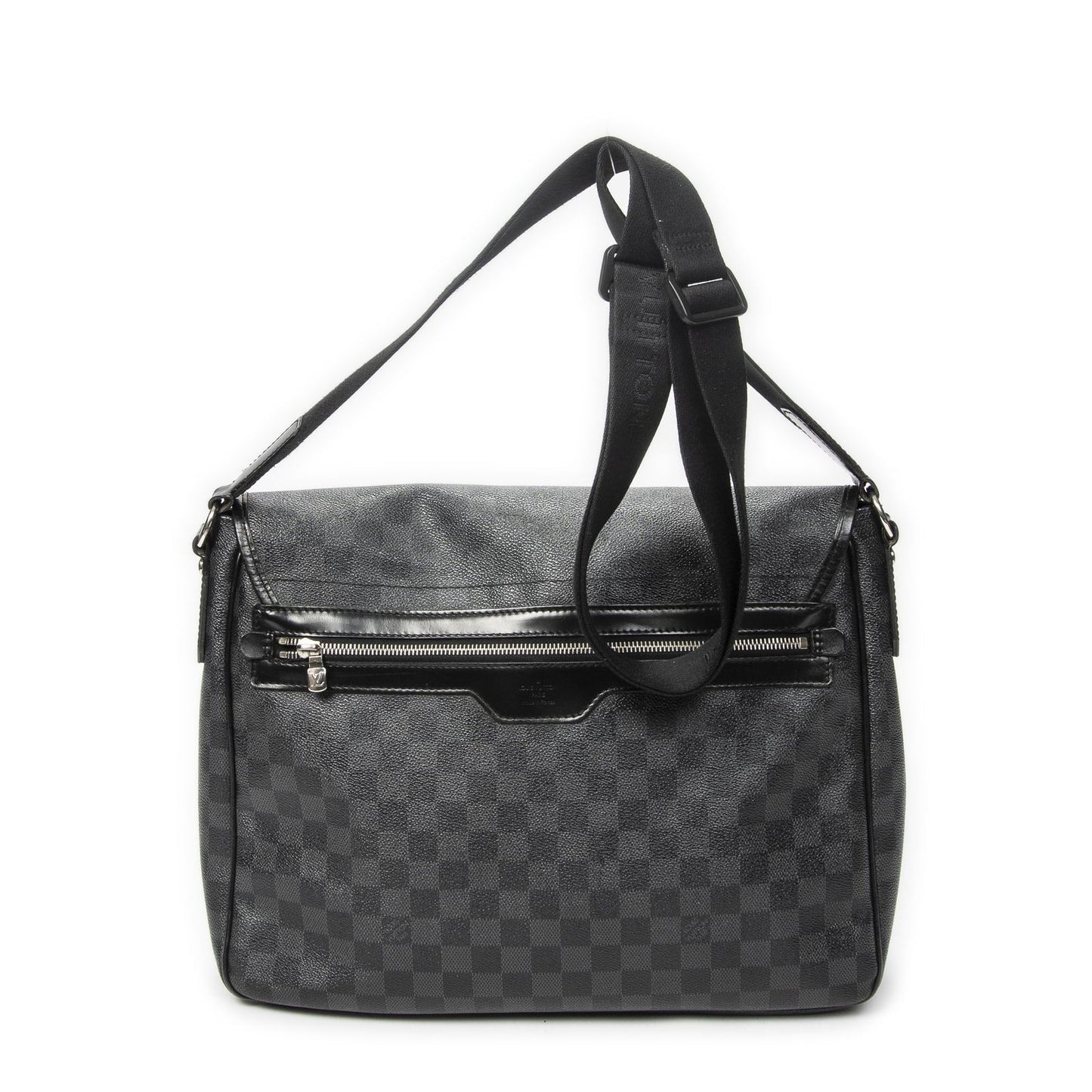 Louis Vuitton Daniel Black Gray Damier Graphite Shoulder Bag — view 5
