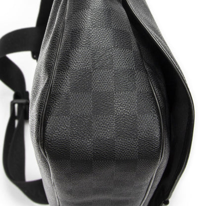 Louis Vuitton Daniel Black Gray Damier Graphite Shoulder Bag — view 7
