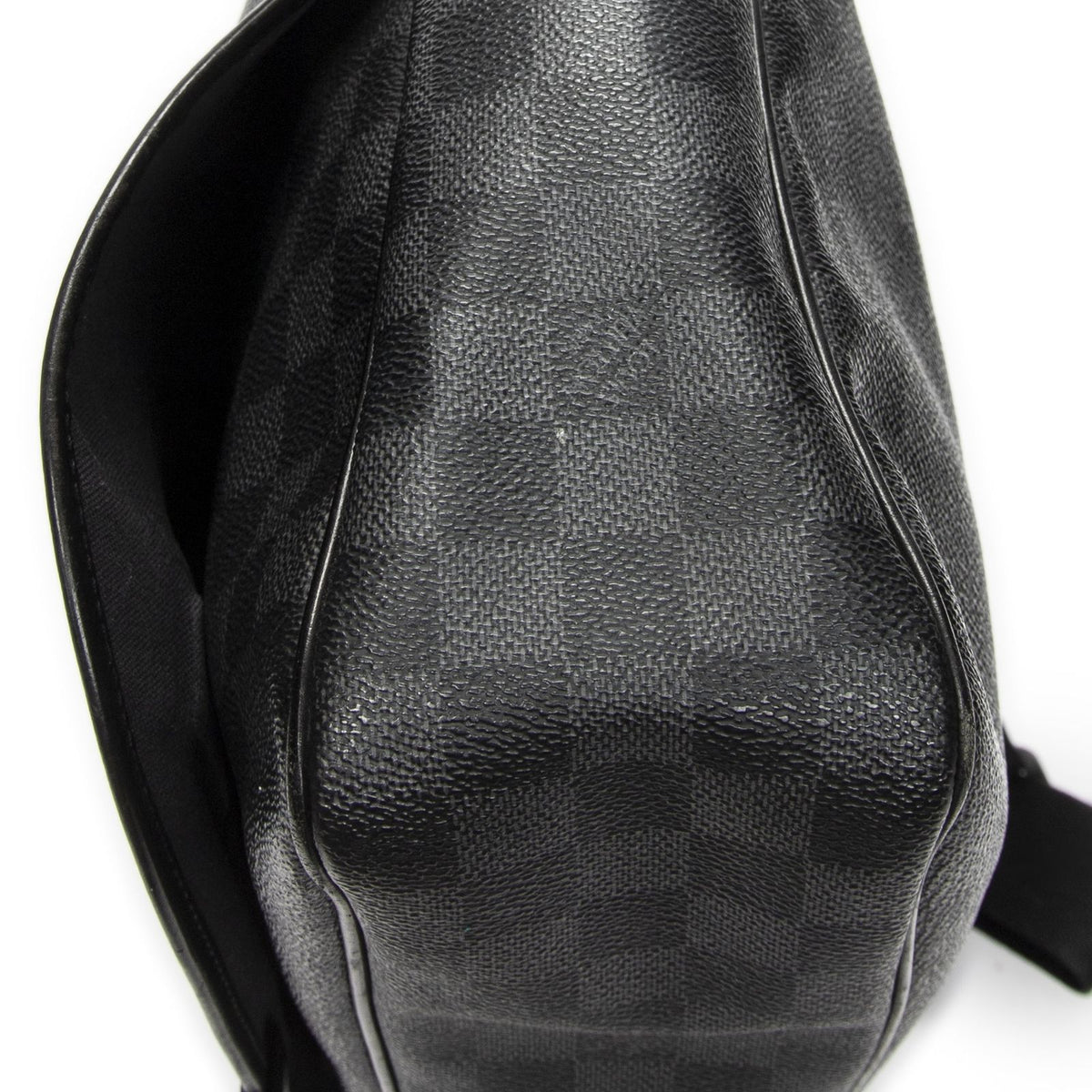 Louis Vuitton Daniel Black Gray Damier Graphite Shoulder Bag — view 8