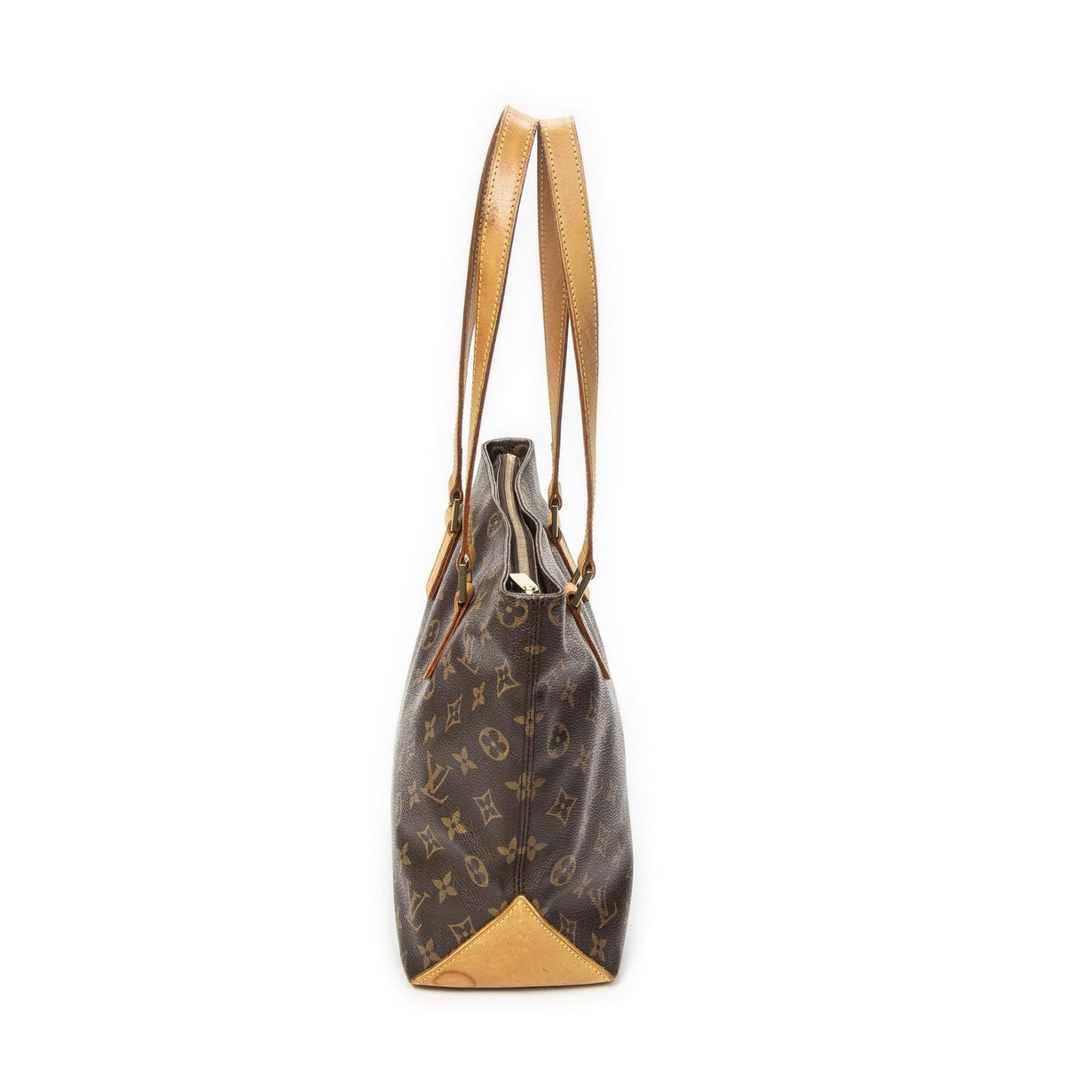 Louis Vuitton Cabas Piano Brown Monogram Canvas Tote — view 4
