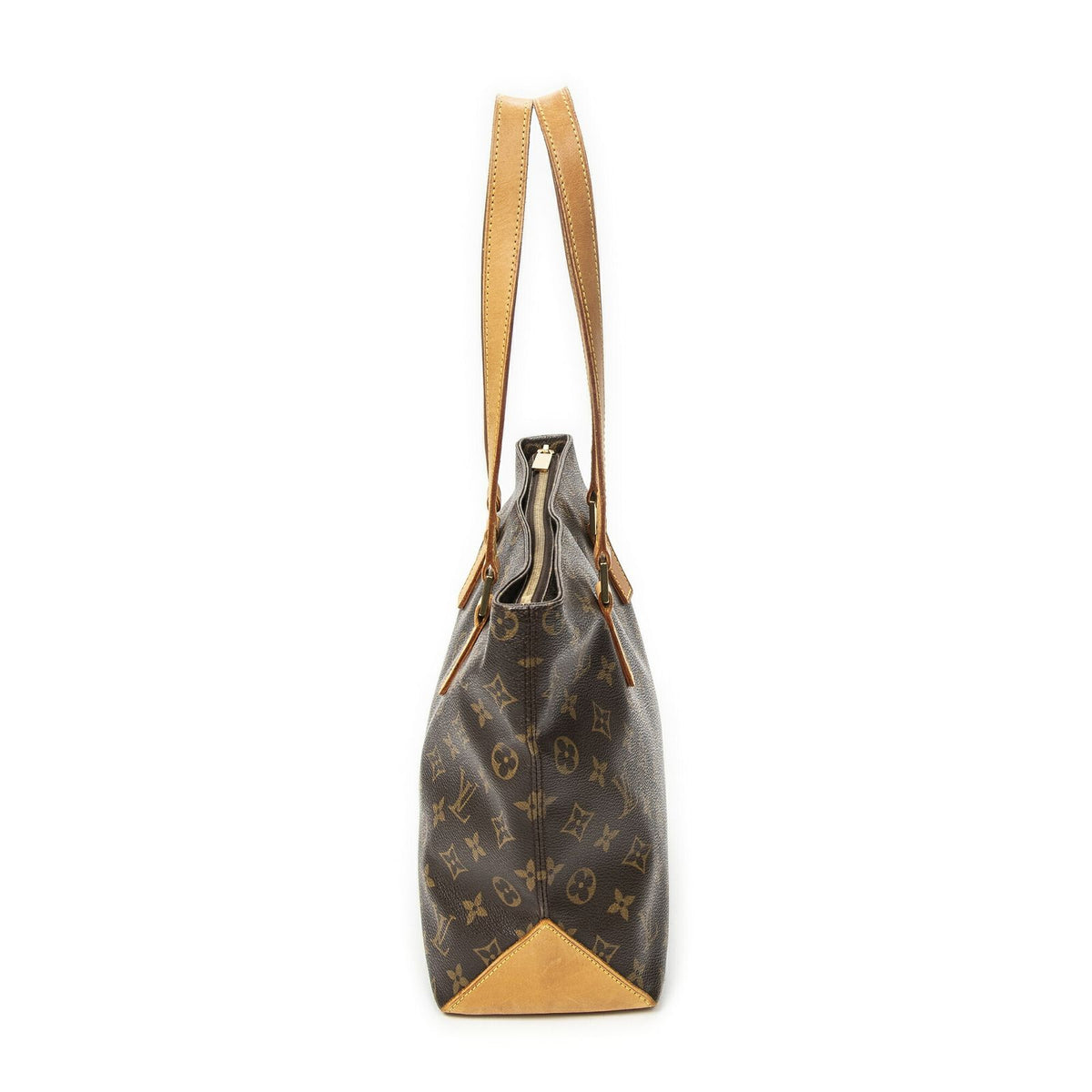 Louis Vuitton Cabas Piano Brown Monogram Canvas Tote — view 3