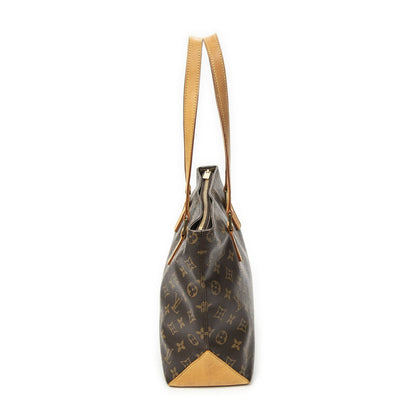 Louis Vuitton Cabas Piano Brown Monogram Canvas Tote — view 3