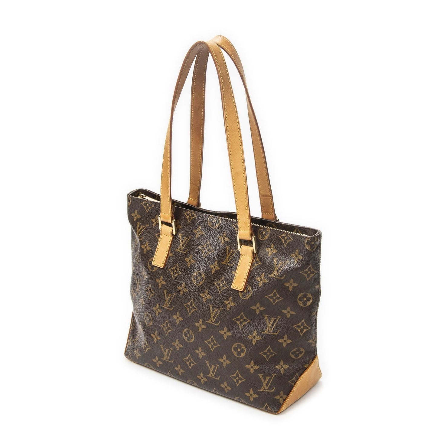 Louis Vuitton Cabas Piano Brown Monogram Canvas Tote — view 2