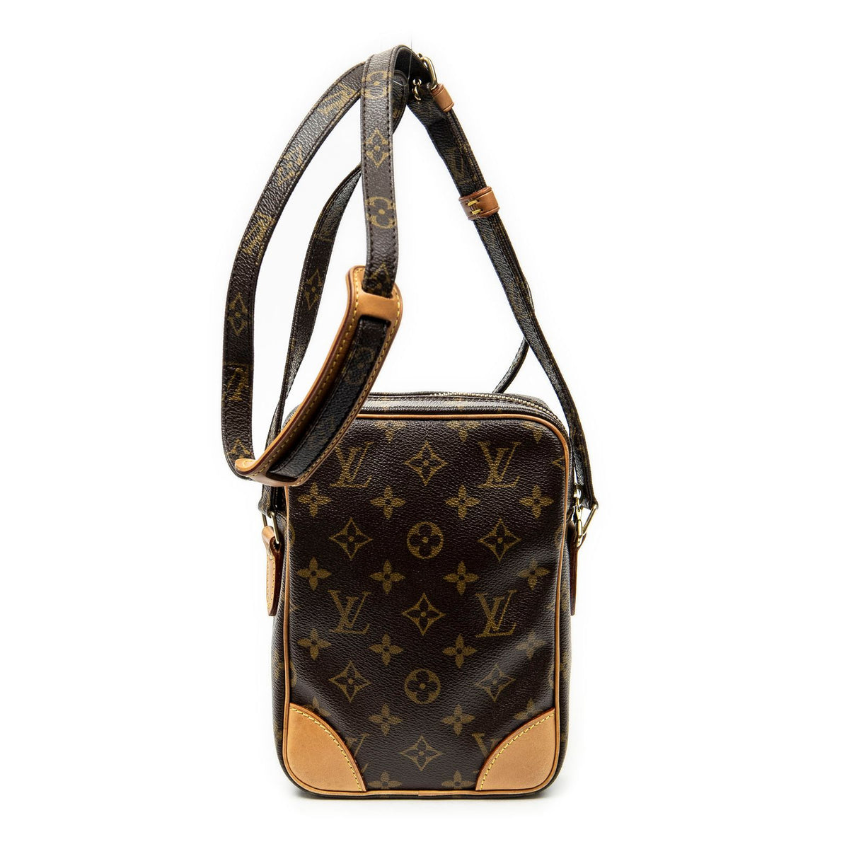 Louis Vuitton Danube Brown Monogram Canvas Crossbody — view 5