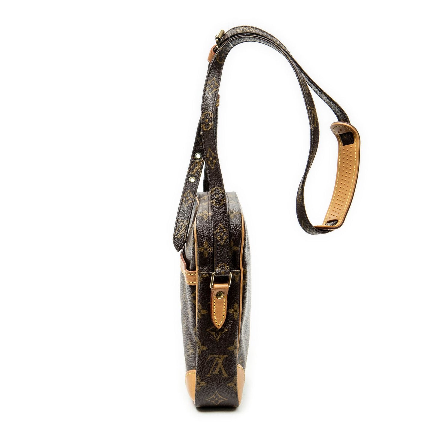 Louis Vuitton Danube Brown Monogram Canvas Crossbody — view 3