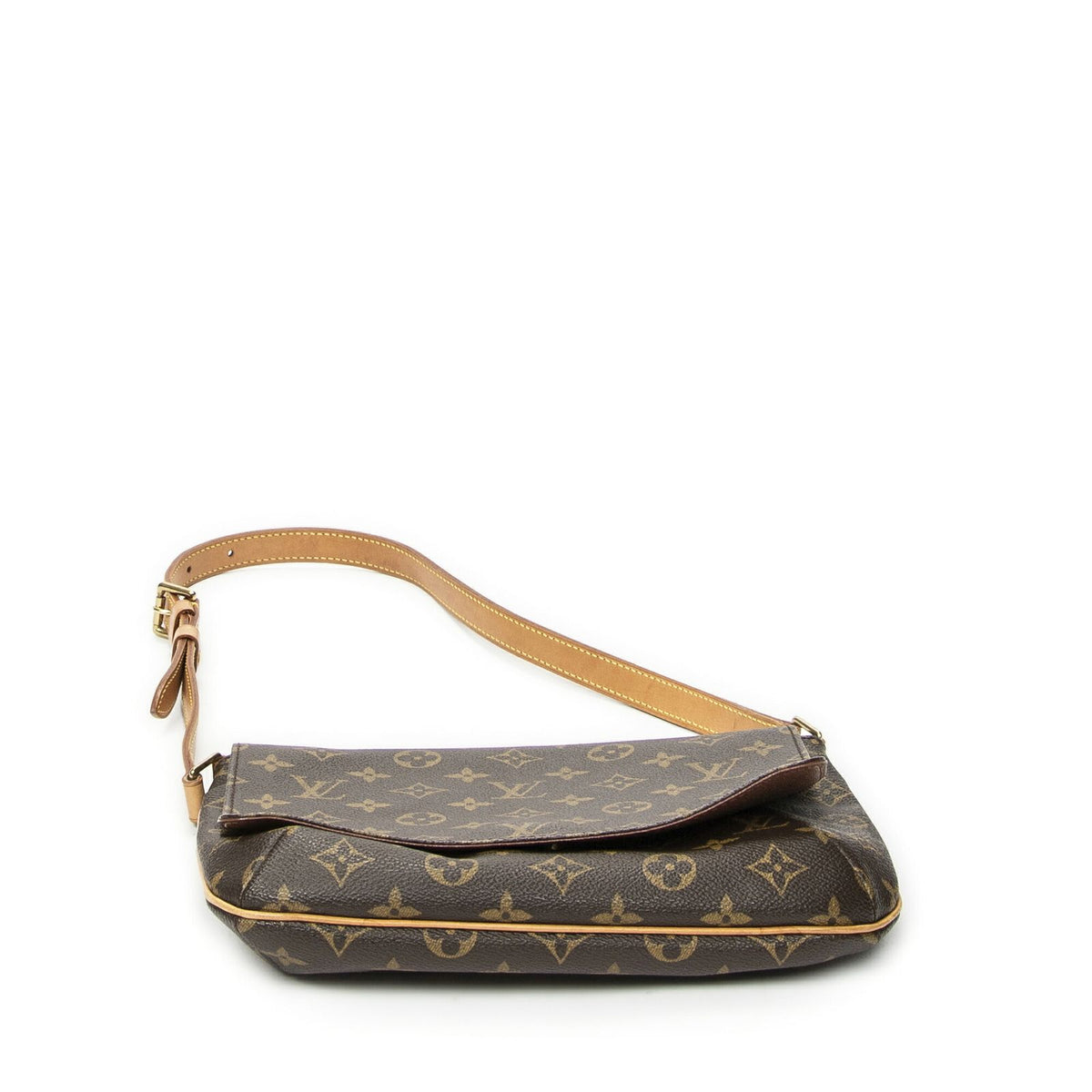 Louis Vuitton Musette Tango Brown Monogram Canvas Crossbody — view 6