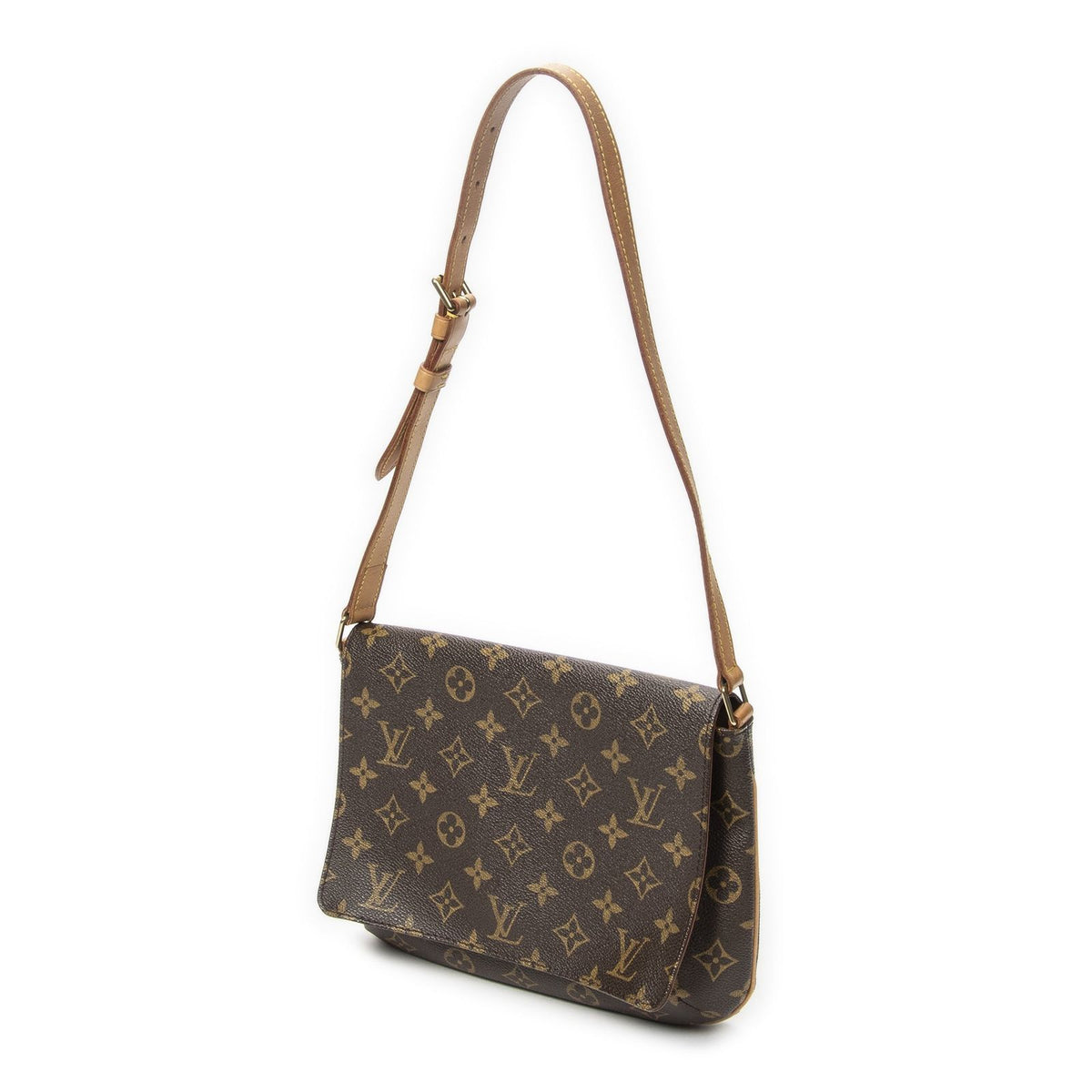 Louis Vuitton Musette Tango Brown Monogram Canvas Crossbody — view 2
