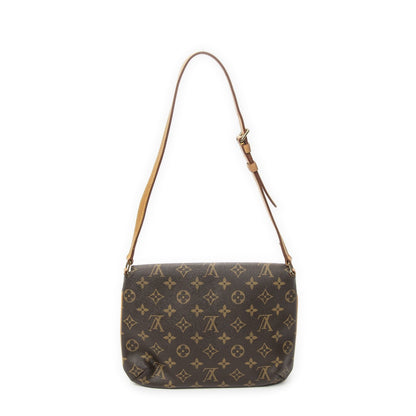 Louis Vuitton Musette Tango Brown Monogram Canvas Crossbody — view 5