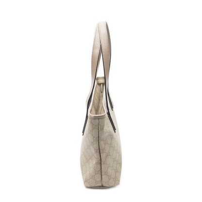 Gucci Small Joy Tote Beige Pink Supreme Canvas — view 4