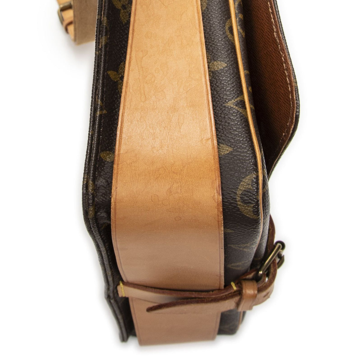 Louis Vuitton Cartouchiere Brown Monogram Canvas Shoulder Bag — view 7