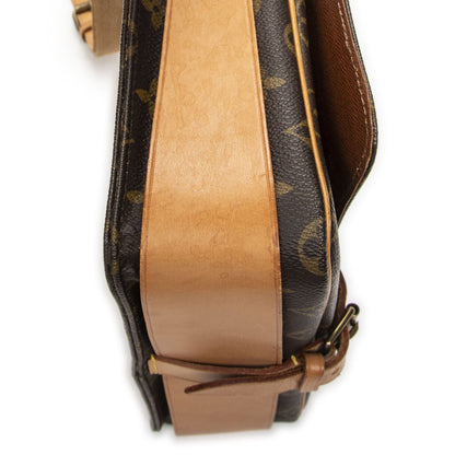 Louis Vuitton Cartouchiere Brown Monogram Canvas Shoulder Bag — view 7