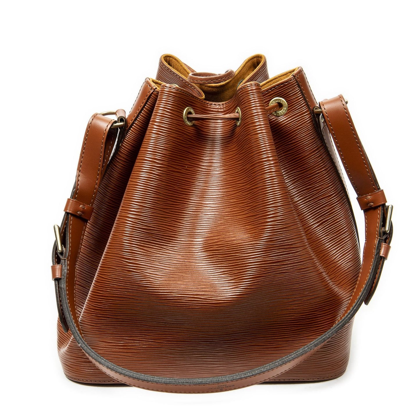 Louis Vuitton Noe Brown Epi Bucket Bag — view 5