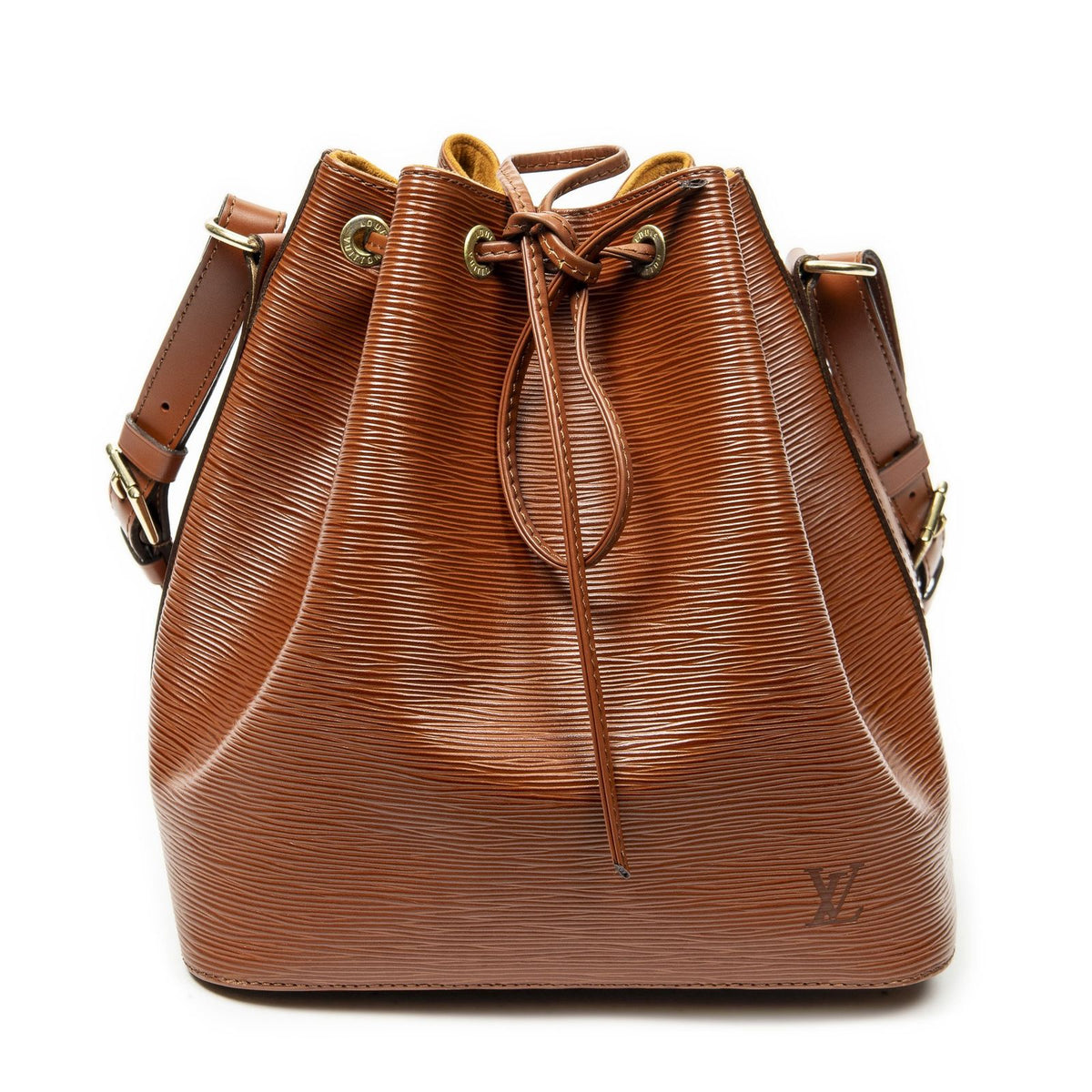 Louis Vuitton Noe Brown Epi Bucket Bag