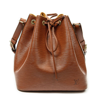 Louis Vuitton Noe Brown Epi Bucket Bag