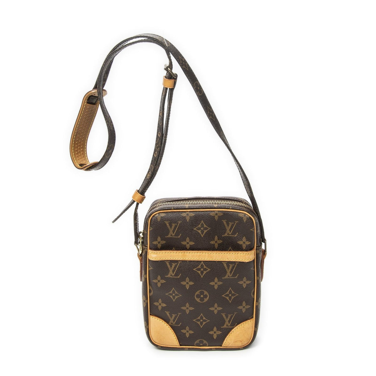 Louis Vuitton Danube Brown Monogram Canvas Crossbody