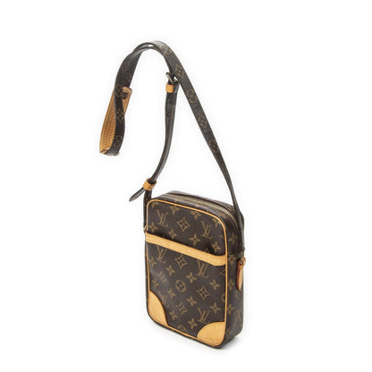 Louis Vuitton Danube Brown Monogram Canvas Crossbody — view 2