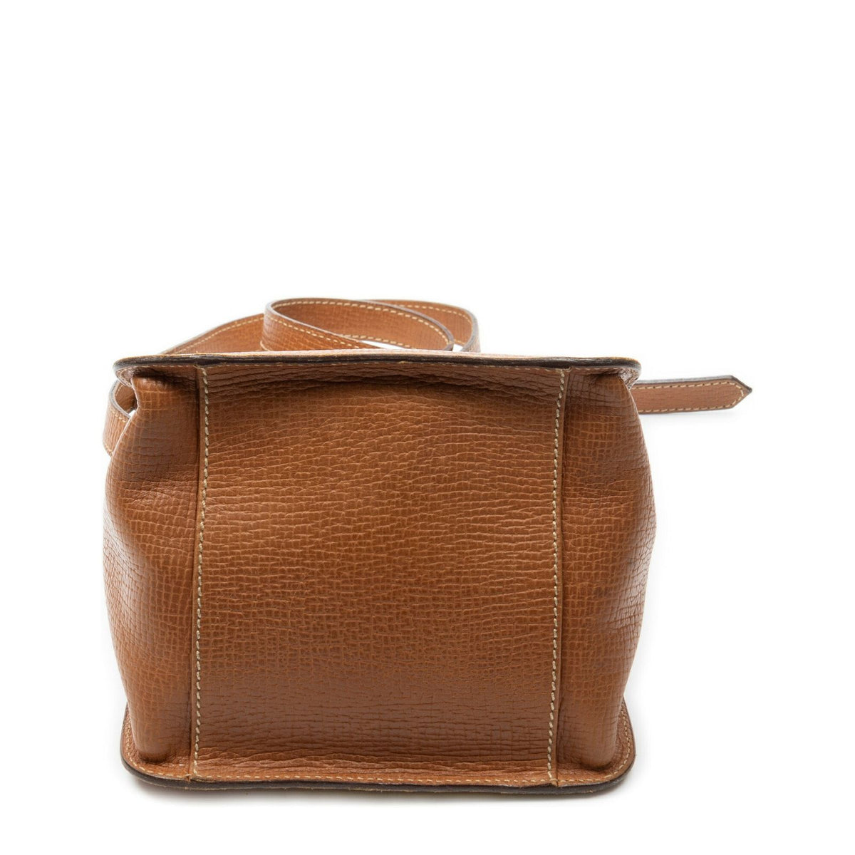 Loewe Vintage Shoulder Bag Crossbody Brown Grain Calfskin Leather — view 6