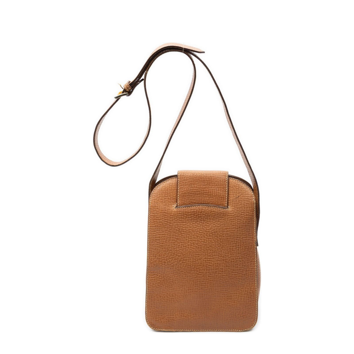 Loewe Vintage Shoulder Bag Crossbody Brown Grain Calfskin Leather — view 5