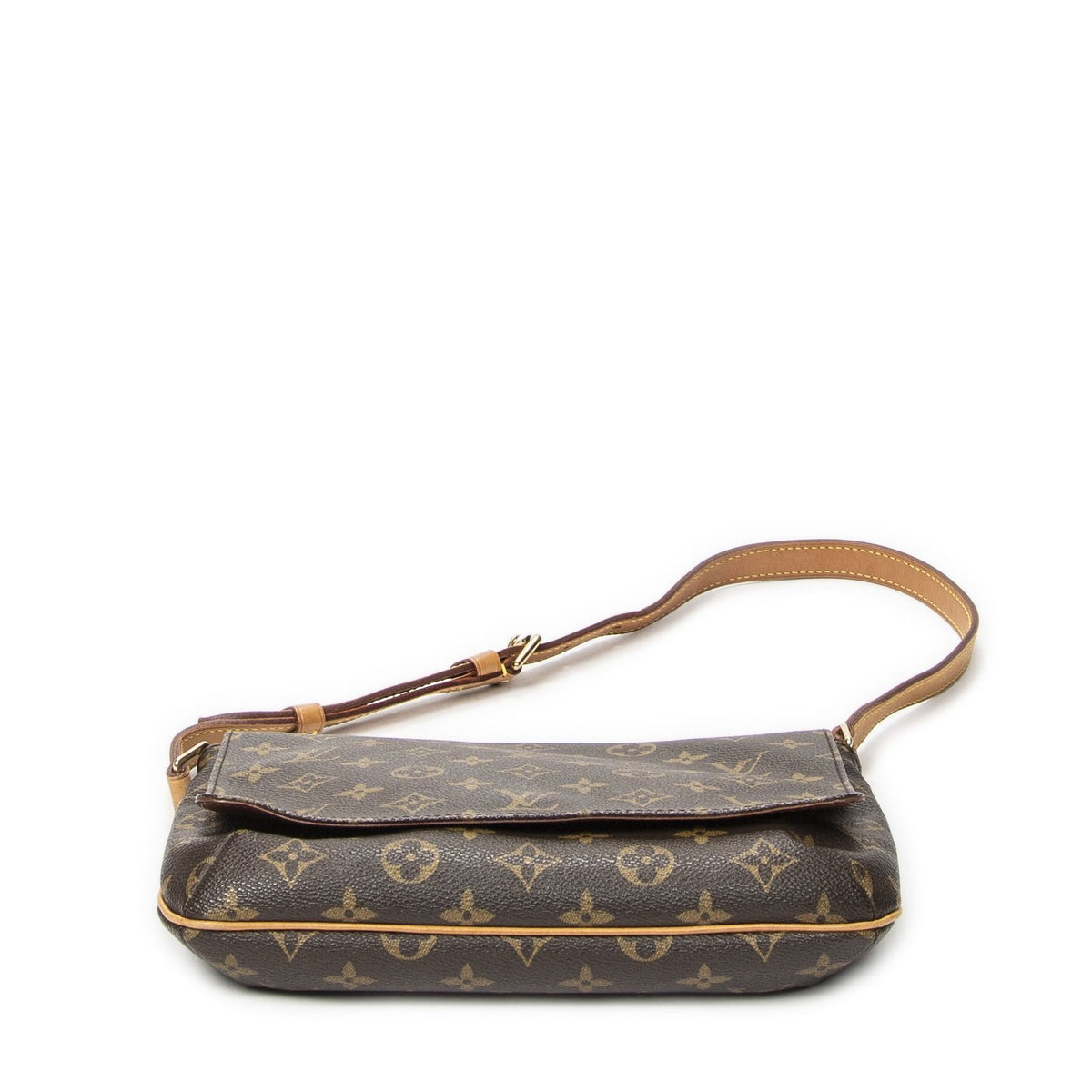 Louis Vuitton Musette Tango Brown Monogram Canvas Crossbody — view 6