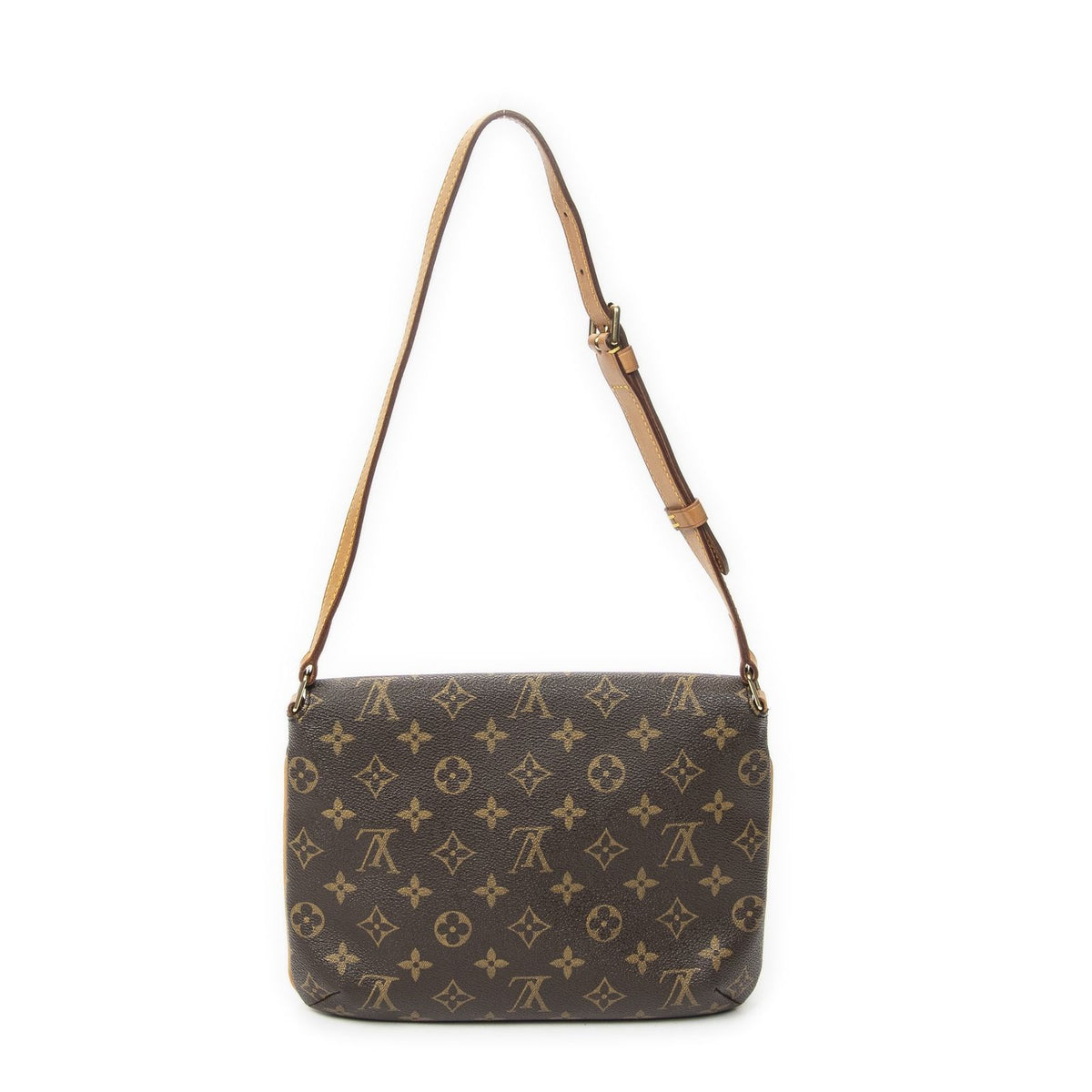 Louis Vuitton Musette Tango Brown Monogram Canvas Crossbody — view 5