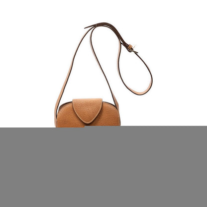 Loewe Vintage Shoulder Bag Crossbody Brown Grain Calfskin Leather