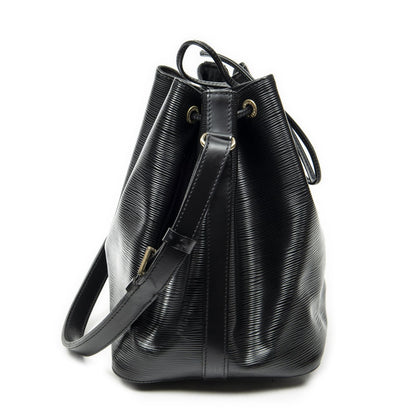 Louis Vuitton Noe Black Epi Bucket Bag — view 4