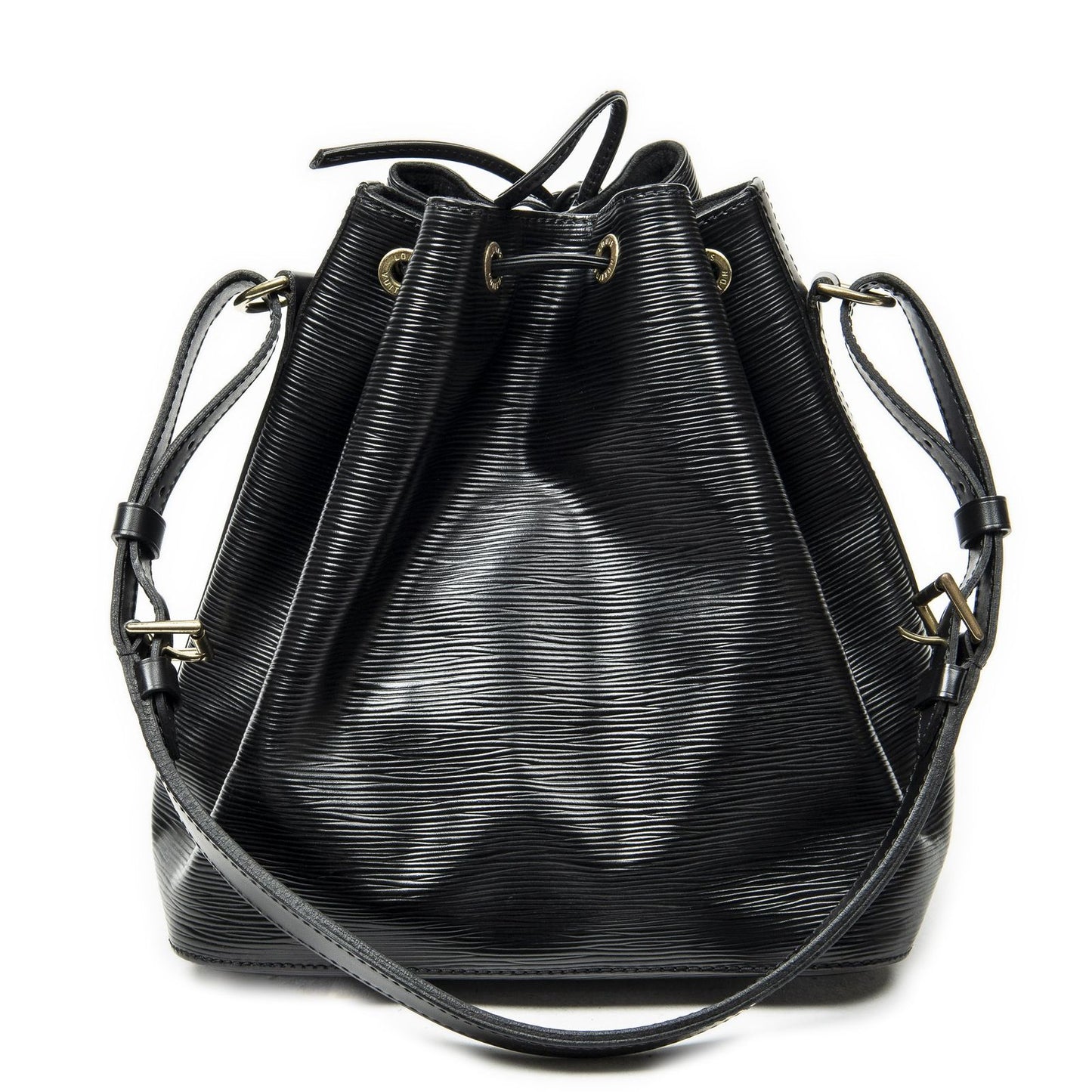 Louis Vuitton Noe Black Epi Bucket Bag — view 5