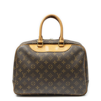 Louis Vuitton Deauville Brown Monogram Canvas Handbag — view 5