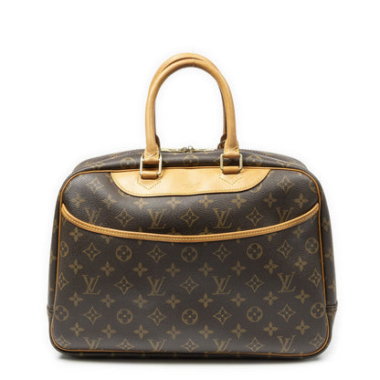 Louis Vuitton Deauville Brown Monogram Canvas Handbag