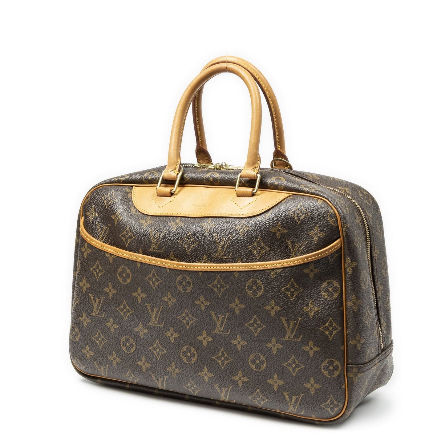 Louis Vuitton Deauville Brown Monogram Canvas Handbag — view 2