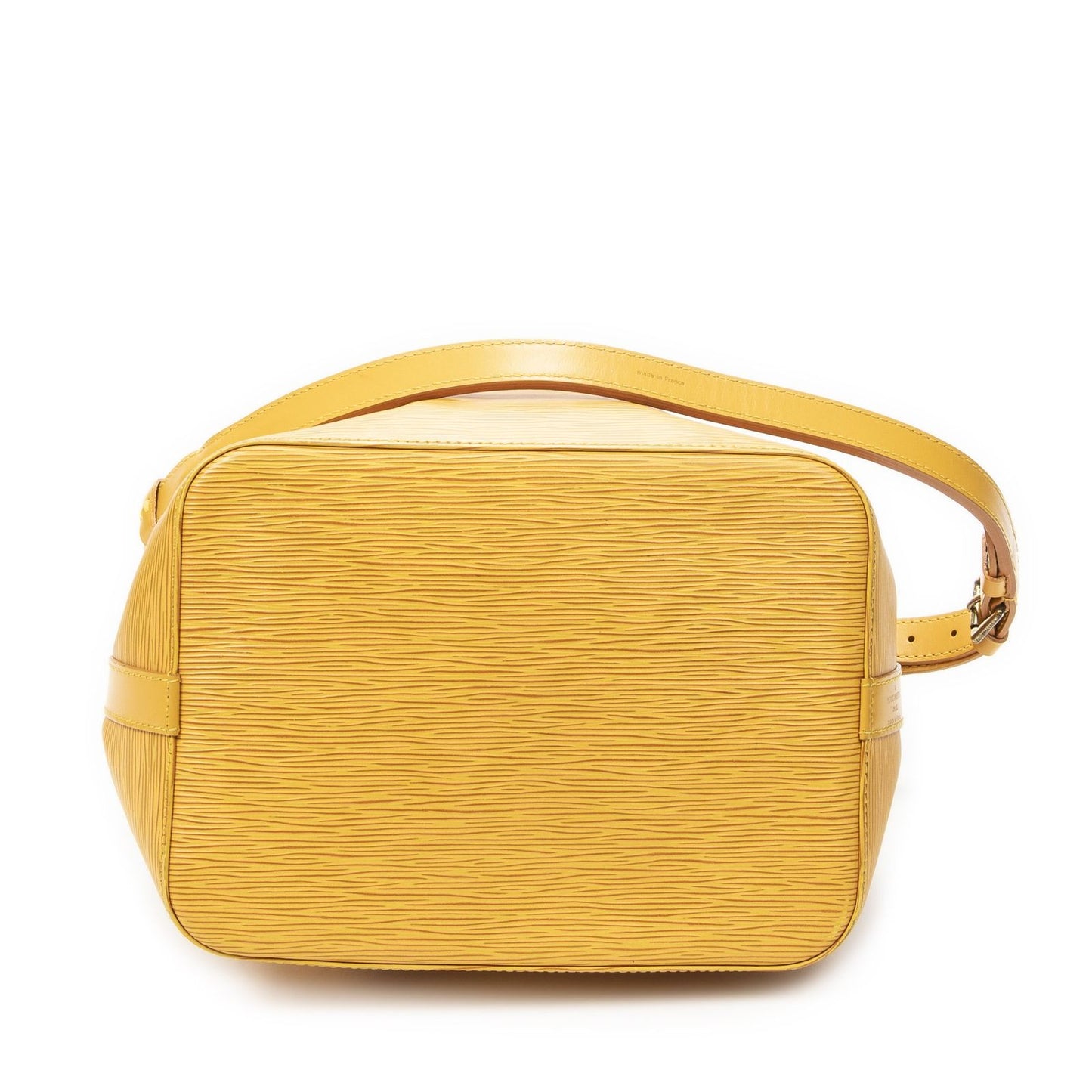 Louis Vuitton Noe Yellow Epi Bucket Bag — view 6