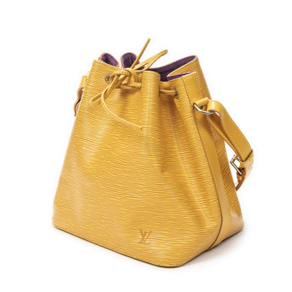 Louis Vuitton Noe Yellow Epi Bucket Bag — view 2