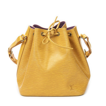 Louis Vuitton Noe Yellow Epi Bucket Bag