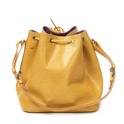 Louis Vuitton Noe Yellow Epi Bucket Bag — view 5