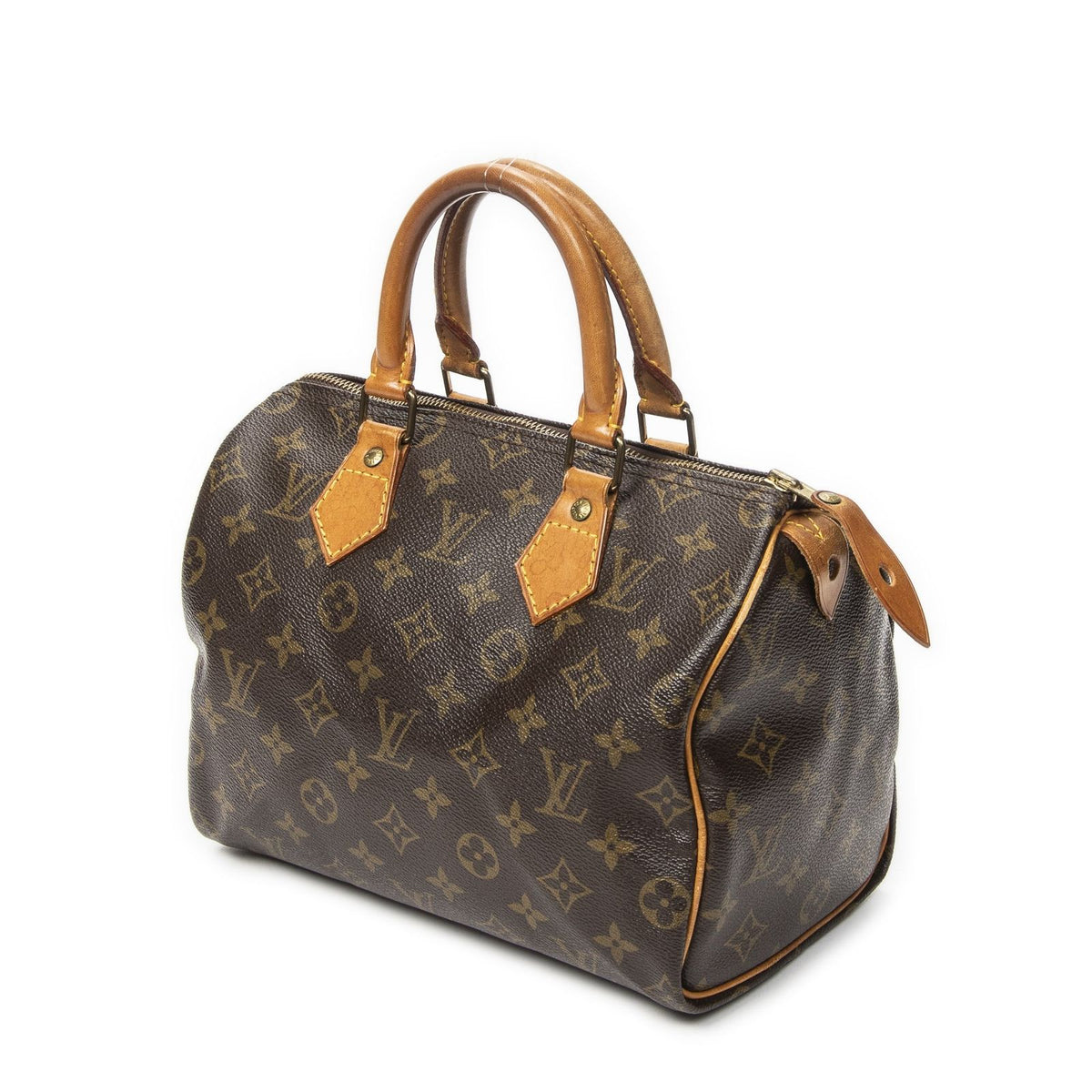 Louis Vuitton Speedy Brown Monogram Canvas Handbag — view 2