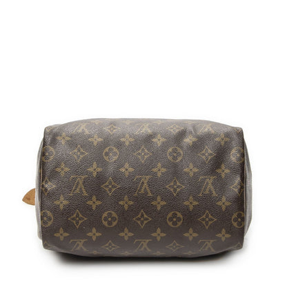 Louis Vuitton Speedy Brown Monogram Canvas Handbag — view 6