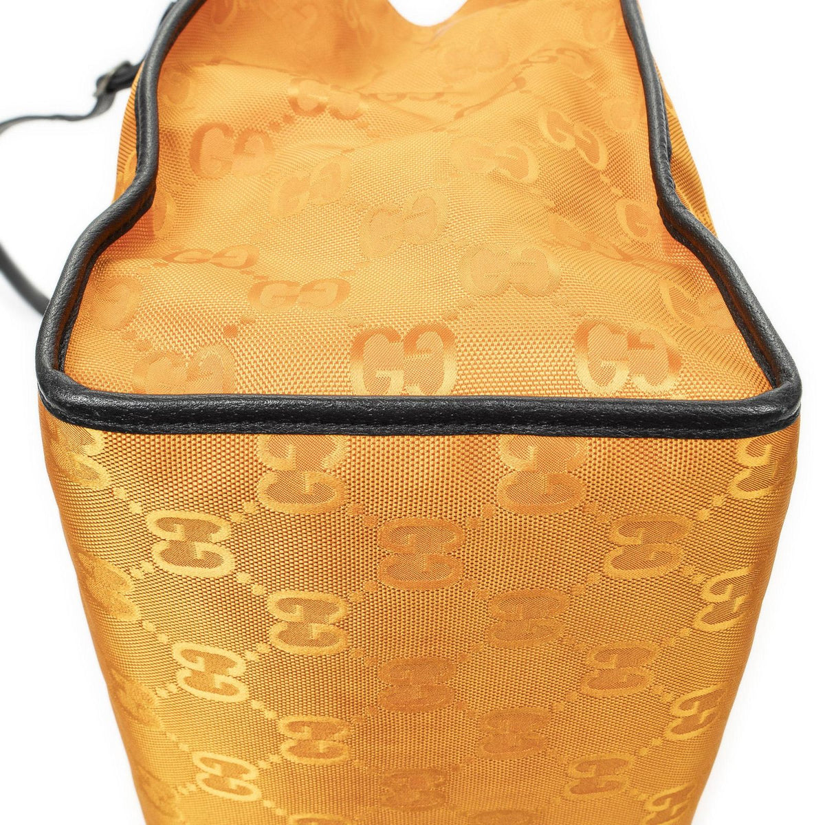 Gucci Off the Grid Orange Black Jumbo GG Canvas Shoulder Bag — view 8