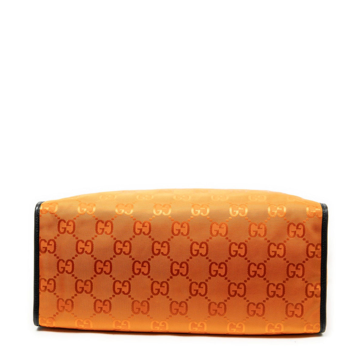 Gucci Off the Grid Orange Black Jumbo GG Canvas Shoulder Bag — view 6